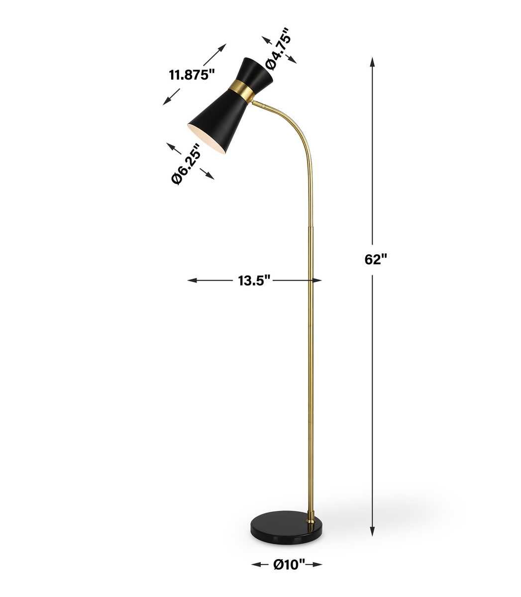 Floor Lamp W26122-1 - elegant lamps to enhance your room ambiance | Image 12 | InSTYLE Home & Rugs