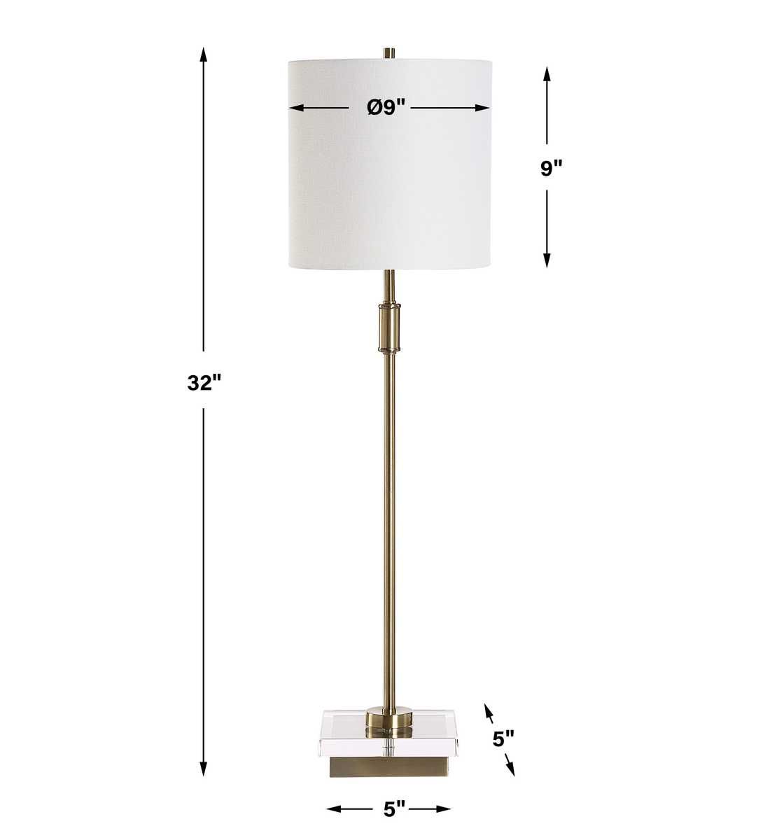 Buffet Lamp W26143-1 - contemporary lamps for stylish lighting solutions | Image 8 | InSTYLE Home & Rugs