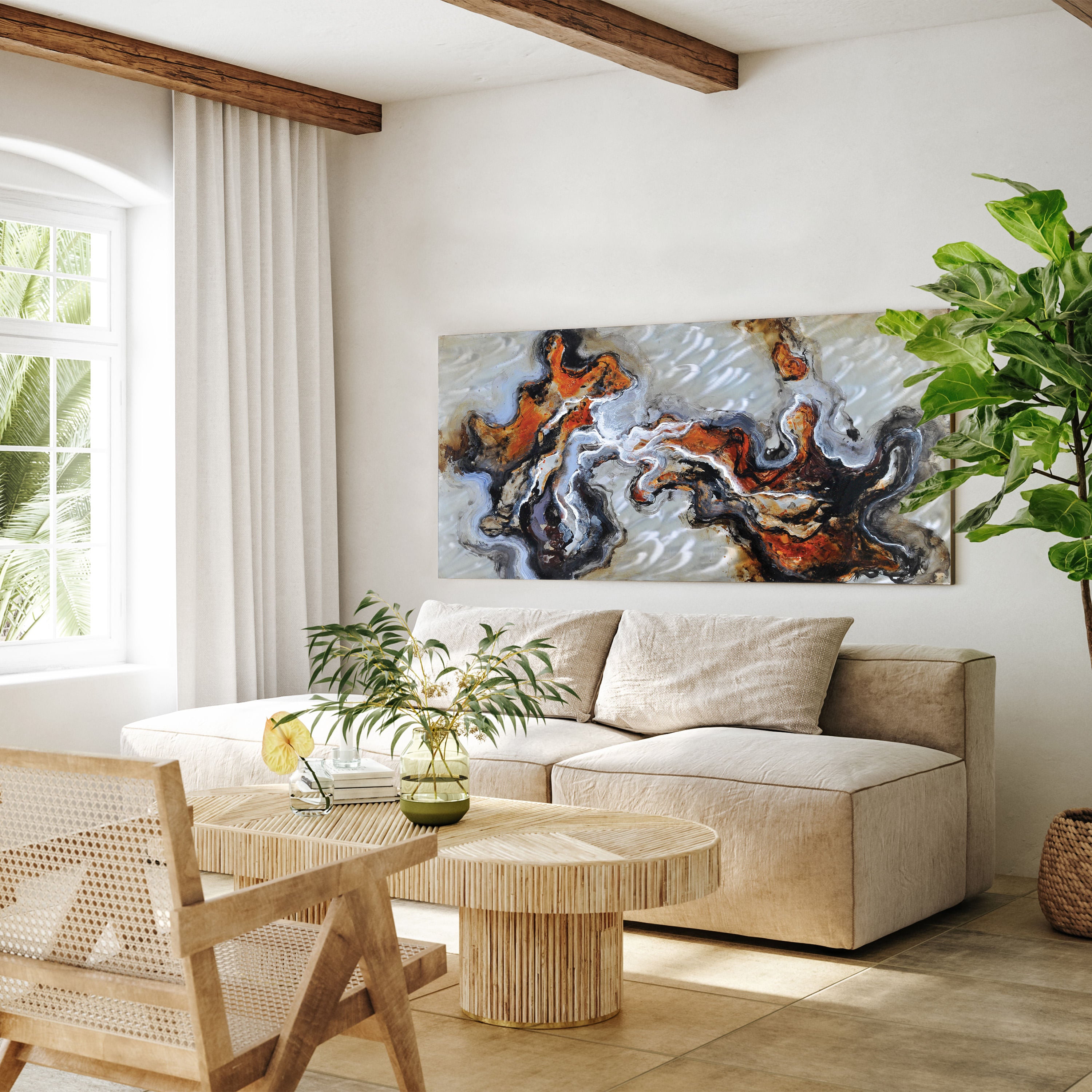 Blending Waters - timeless artwork that brings character to any space | Image 2 | InSTYLE Home & Rugs