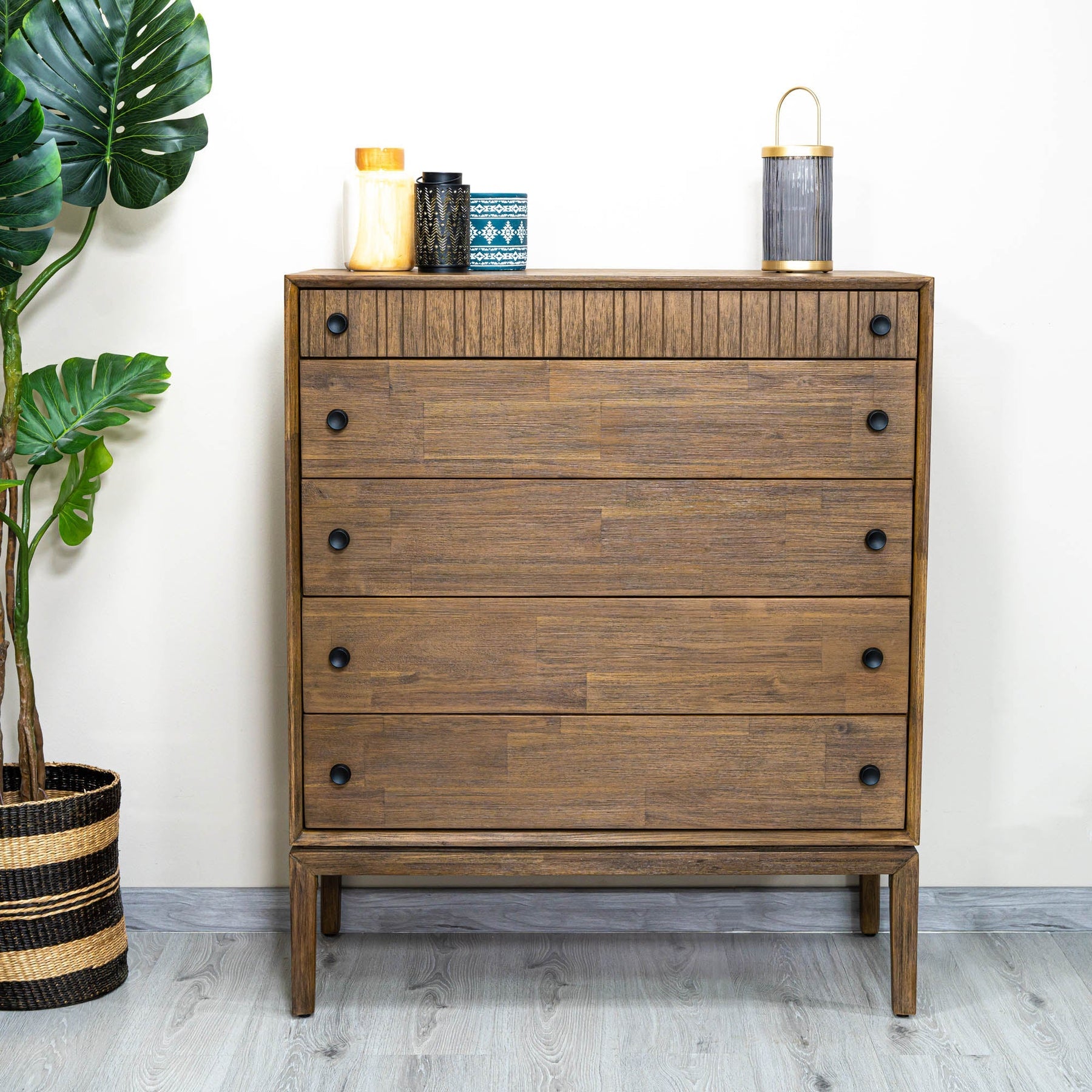 West 5 Drawer Chest - versatile drawer unit for office, bedroom, or living space | Image 13 | InSTYLE Home & Rugs