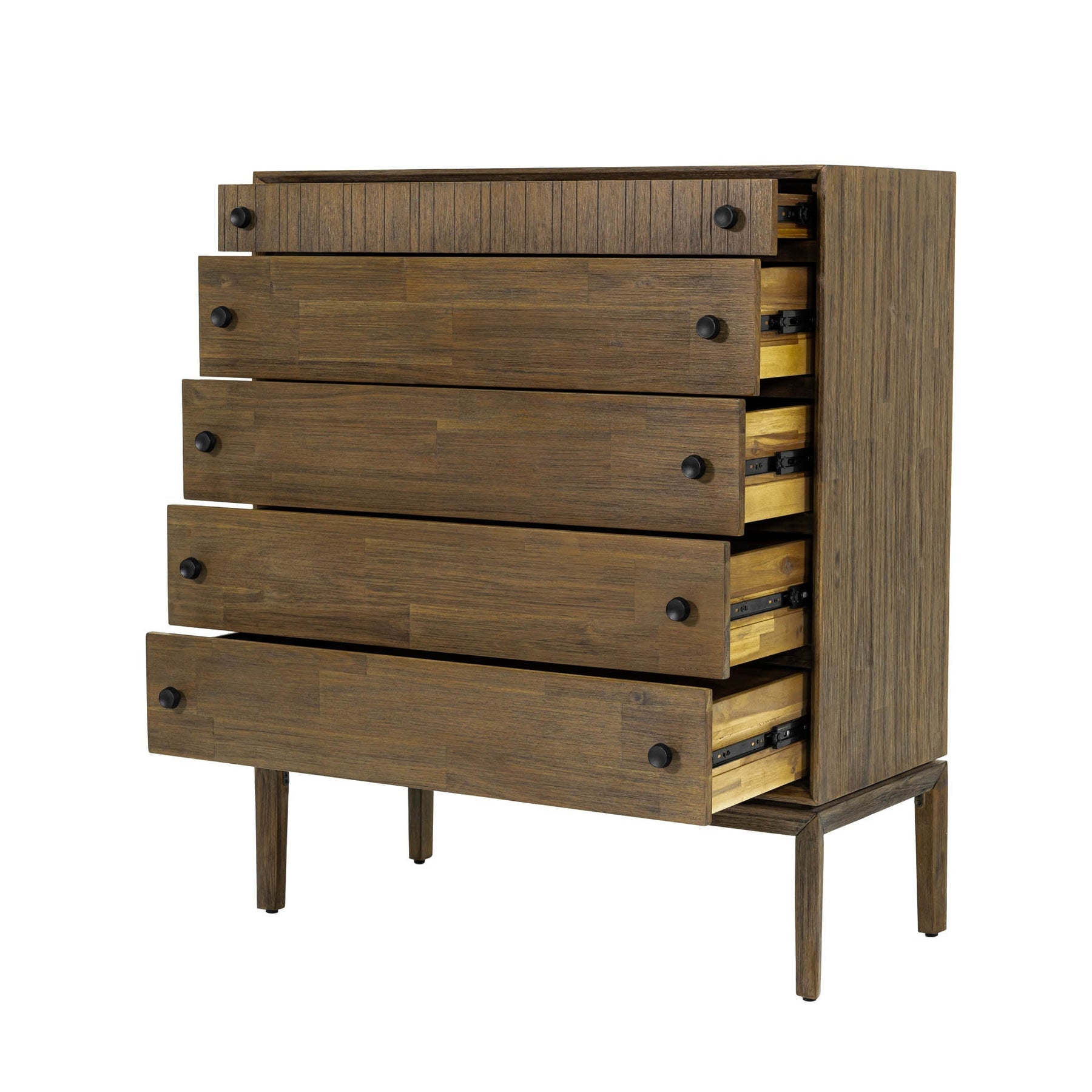 West 5 Drawer Chest - versatile drawer unit for office, bedroom, or living space | Image 4 | InSTYLE Home & Rugs