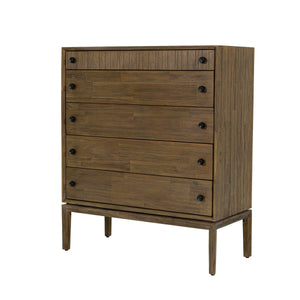 West 5 Drawer Chest - versatile drawer unit for office, bedroom, or living space | Image 1 | InSTYLE Home & Rugs