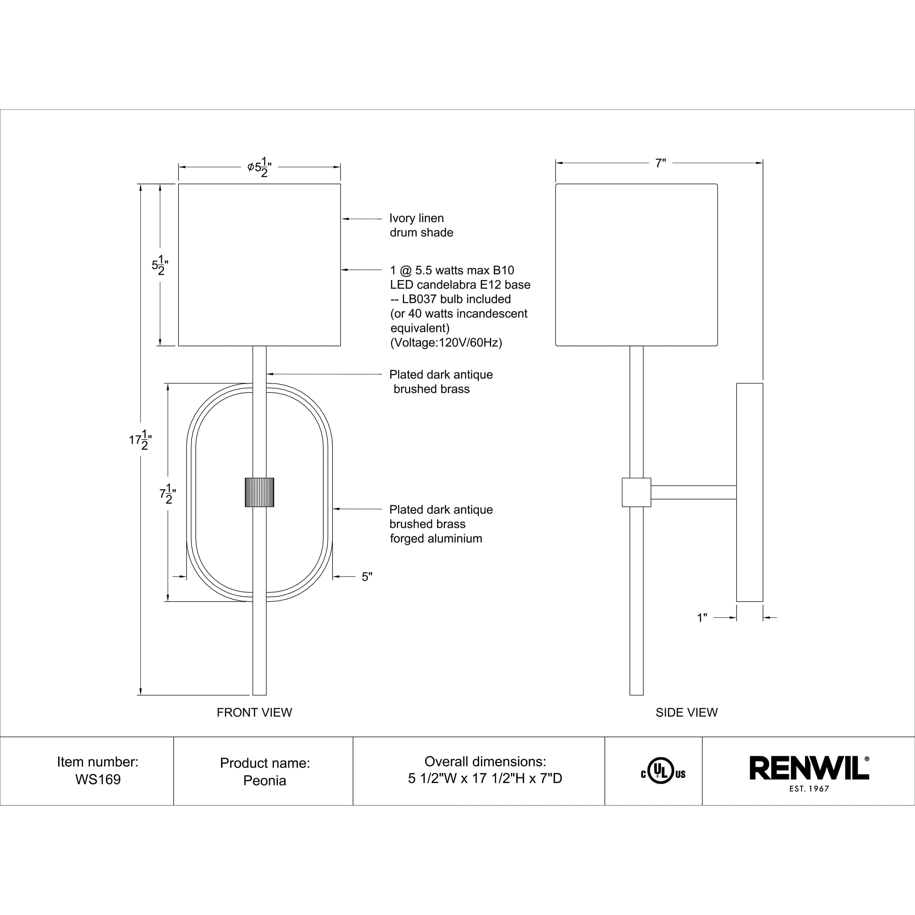 Peonia - from table lamps to chandeliers and floor lamps | Image 5 | InSTYLE Home & Rugs