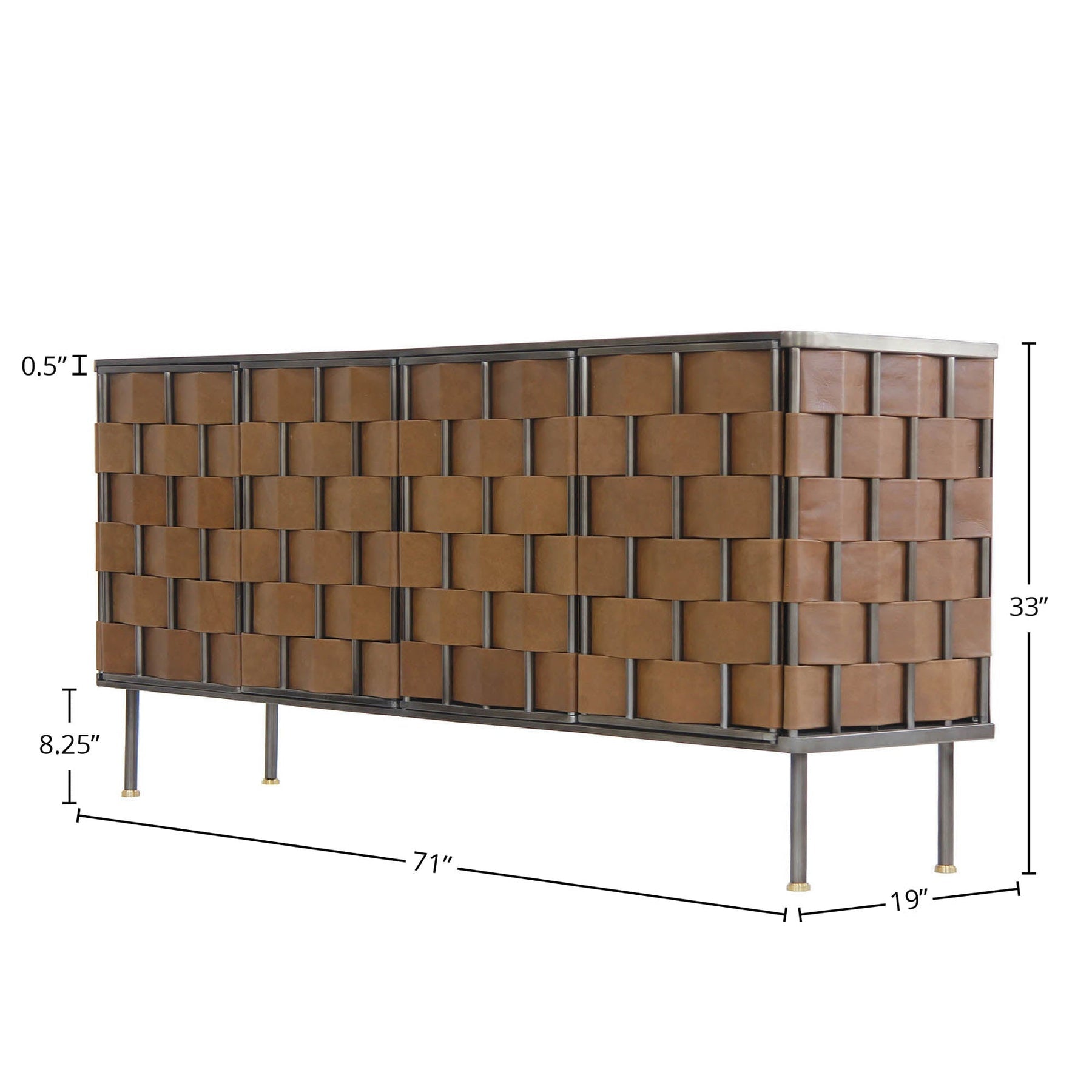 Bishop Sideboard - sleek sideboard for storage | Image 3 | InSTYLE Home & Rugs