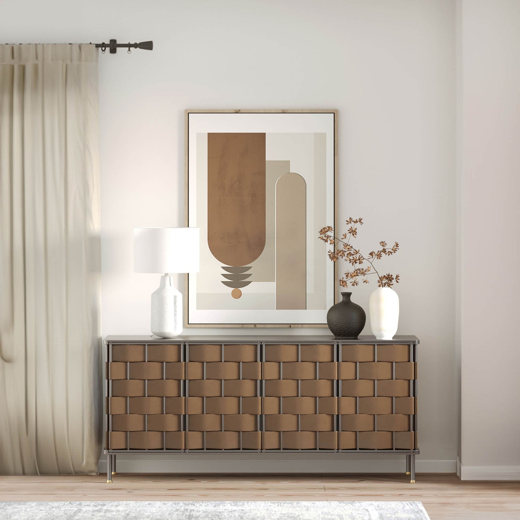Bishop Sideboard - sleek sideboard for storage | Image 2 | InSTYLE Home & Rugs