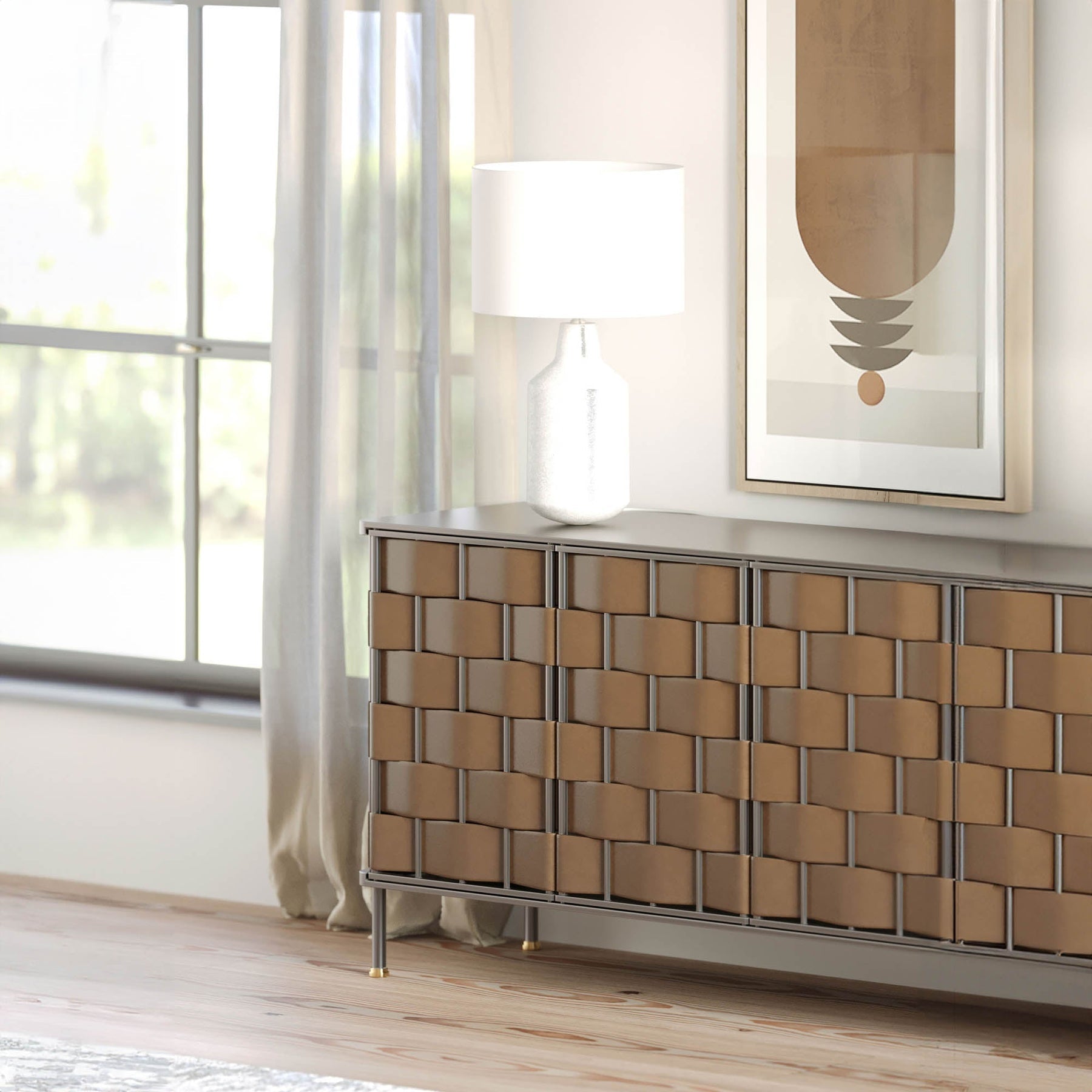 Bishop Sideboard - sleek sideboard for storage | Image 8 | InSTYLE Home & Rugs