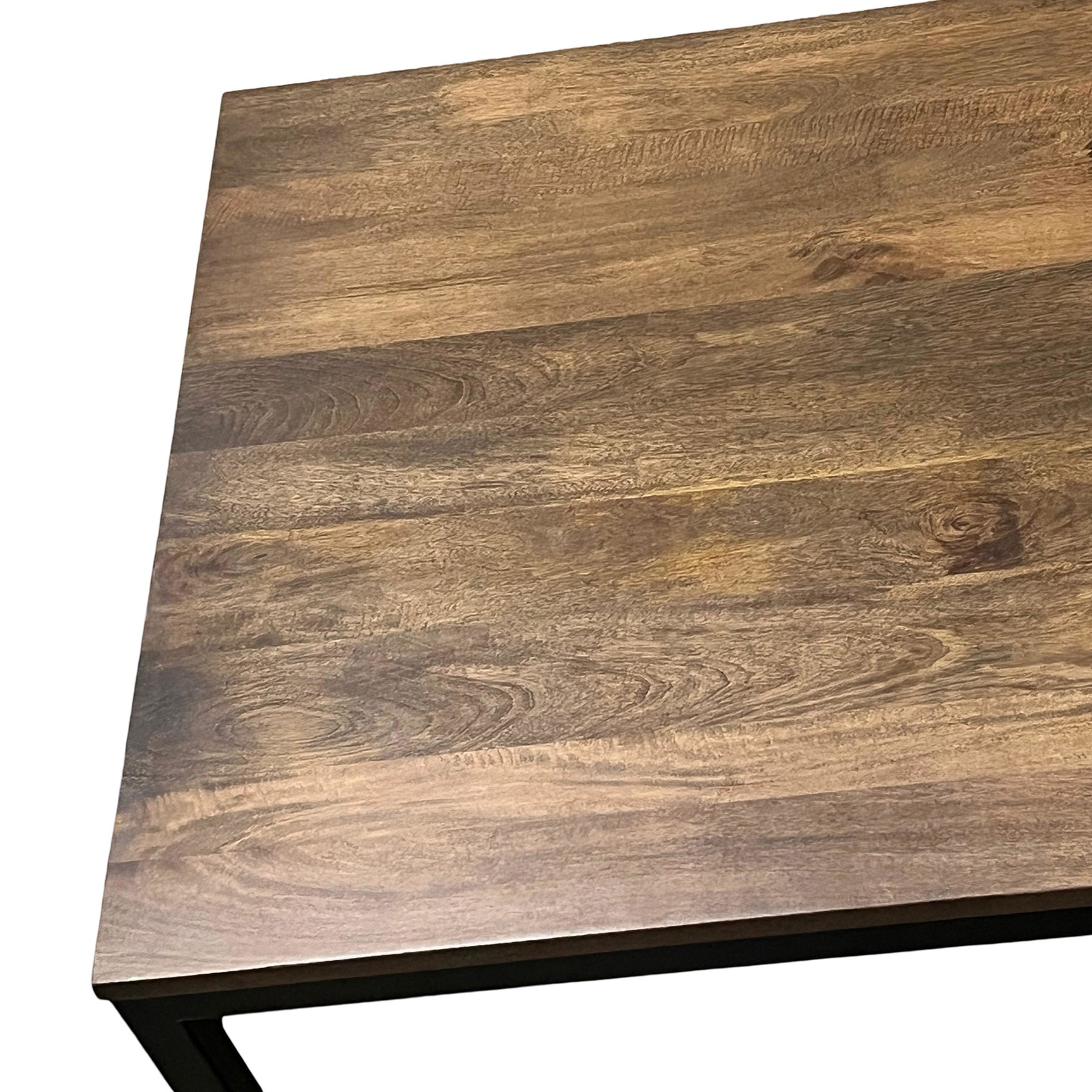 Flynn Dining Table Large – Evanescent Brown/Black - comfortable dining experience | Image 4 | InSTYLE Home & Rugs