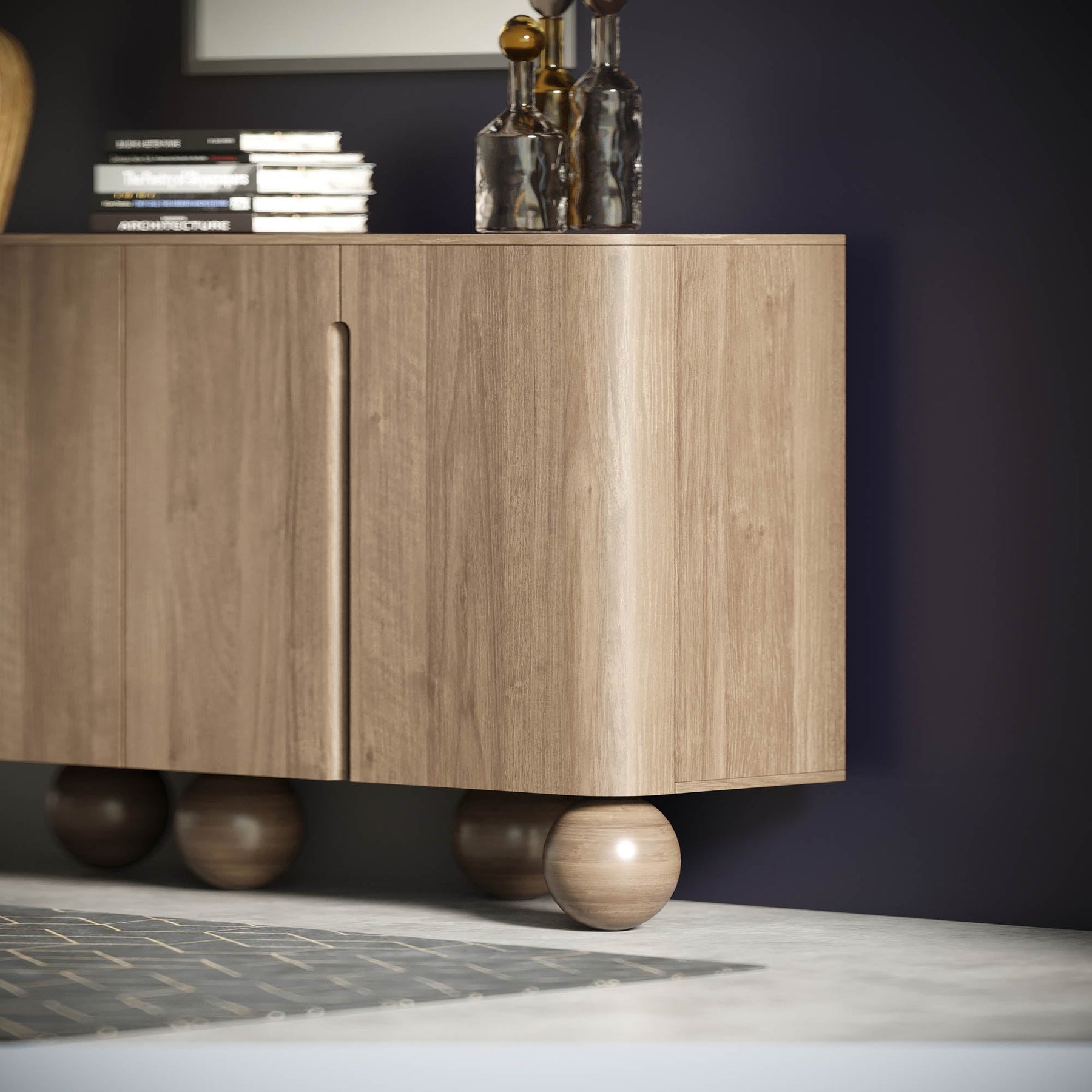 Globe Sideboard - sleek sideboard for storage | Image 10 | InSTYLE Home & Rugs