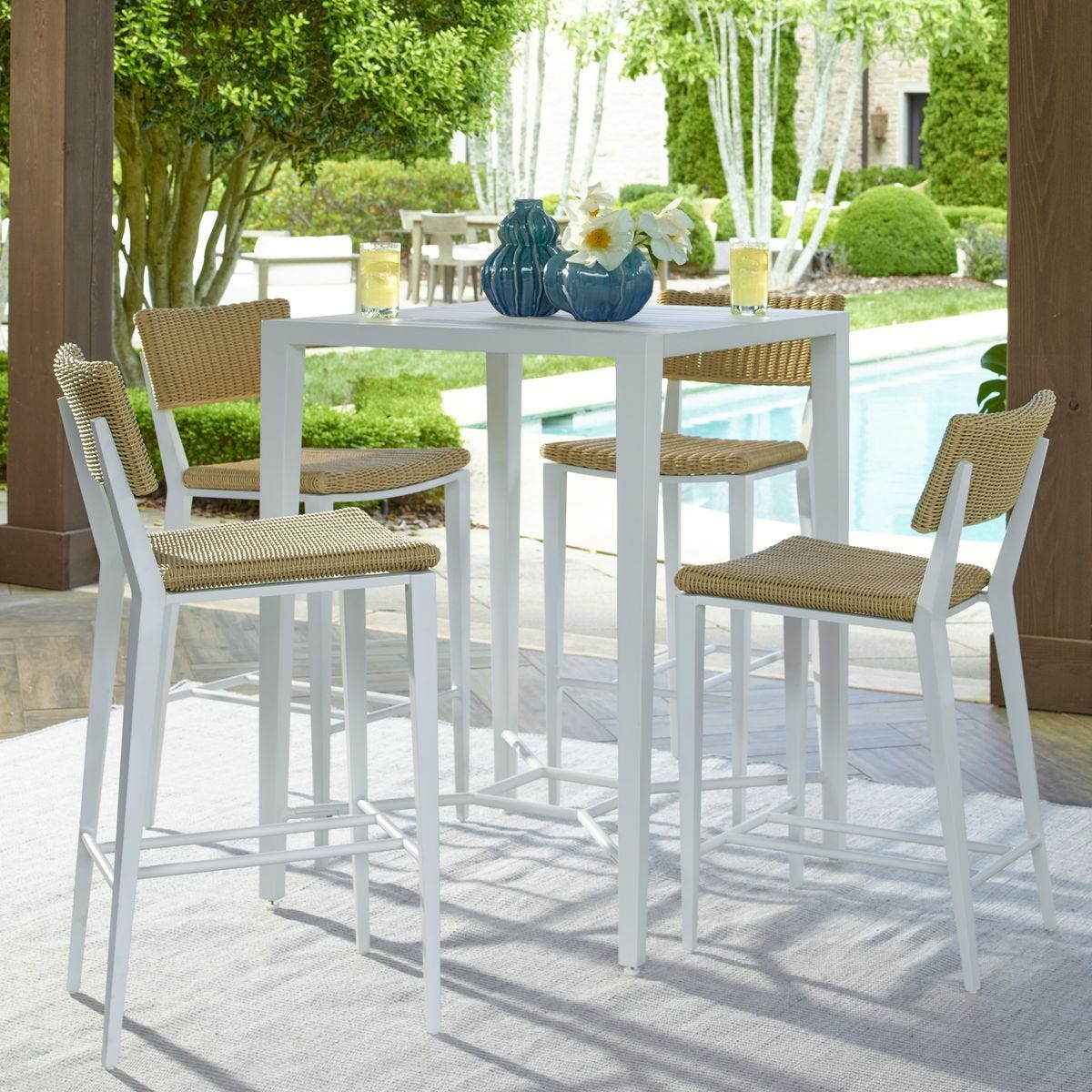 Montellano Indoor-Outdoor Bar Table - elegant bar table for gatherings | Image 2 | InSTYLE Home & Rugs