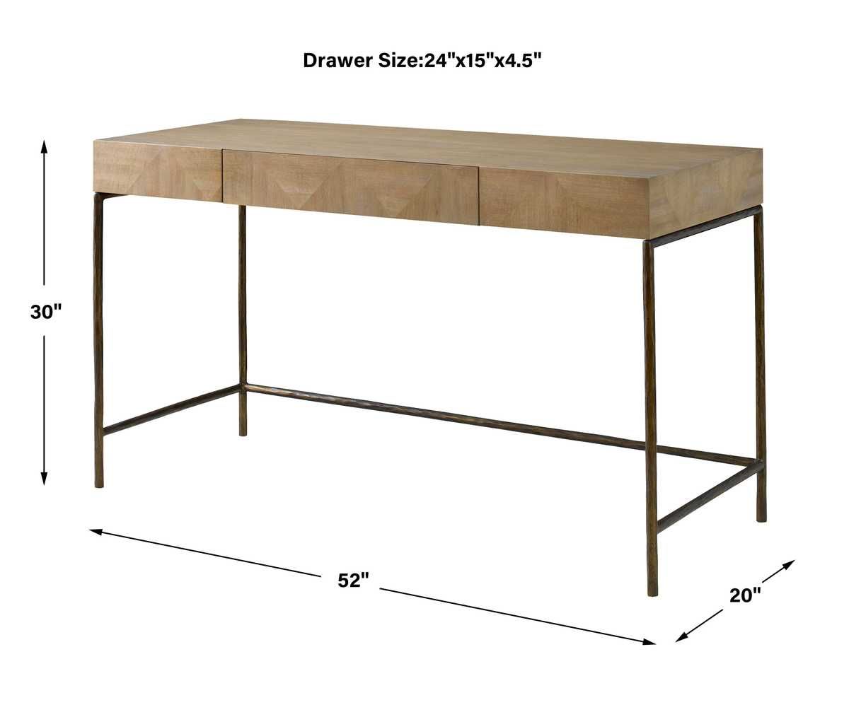 Aristotle Desk - stylish desk for modern spaces | Image 9 | InSTYLE Home & Rugs