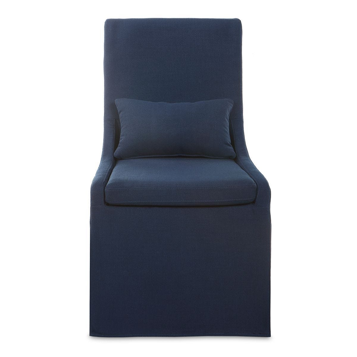 Coley Armless Chair, Denim - durable construction for long-lasting use | Image 1 | InSTYLE Home & Rugs