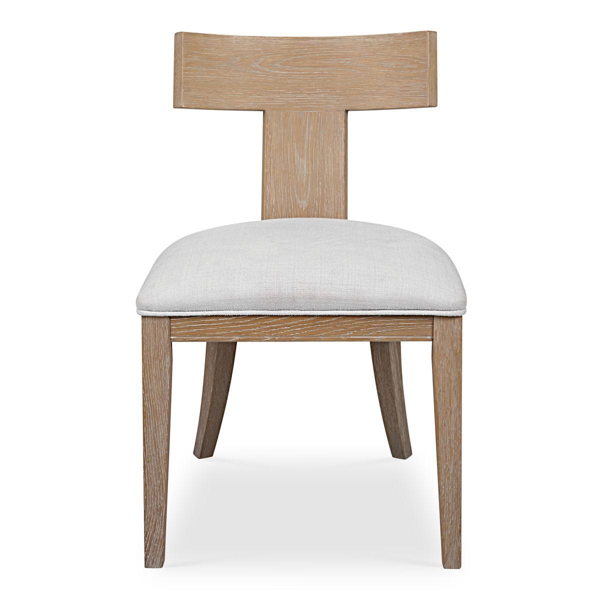 Idris Armless Chair, Natural - comfortable seating for dining and office spaces | Image 1 | InSTYLE Home & Rugs