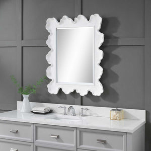Sea Coral Mirror, White - available in various shapes, sizes, and frame styles | Image 11 | InSTYLE Home & Rugs