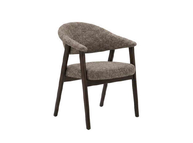 ADAM Dining Chair GY-DC-71296 Chocolate fabric - elegant seating for dining areas | Image 1 | InSTYLE Home & Rugs