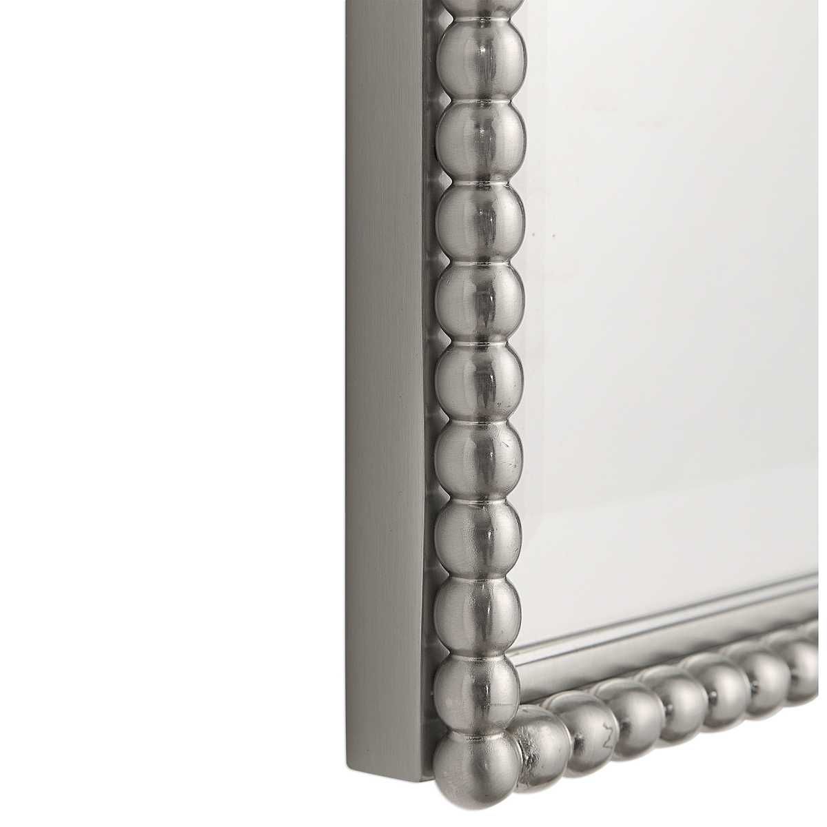 Sherise Vanity Mirror, Nickel - available in various shapes, sizes, and frame styles | Image 3 | InSTYLE Home & Rugs