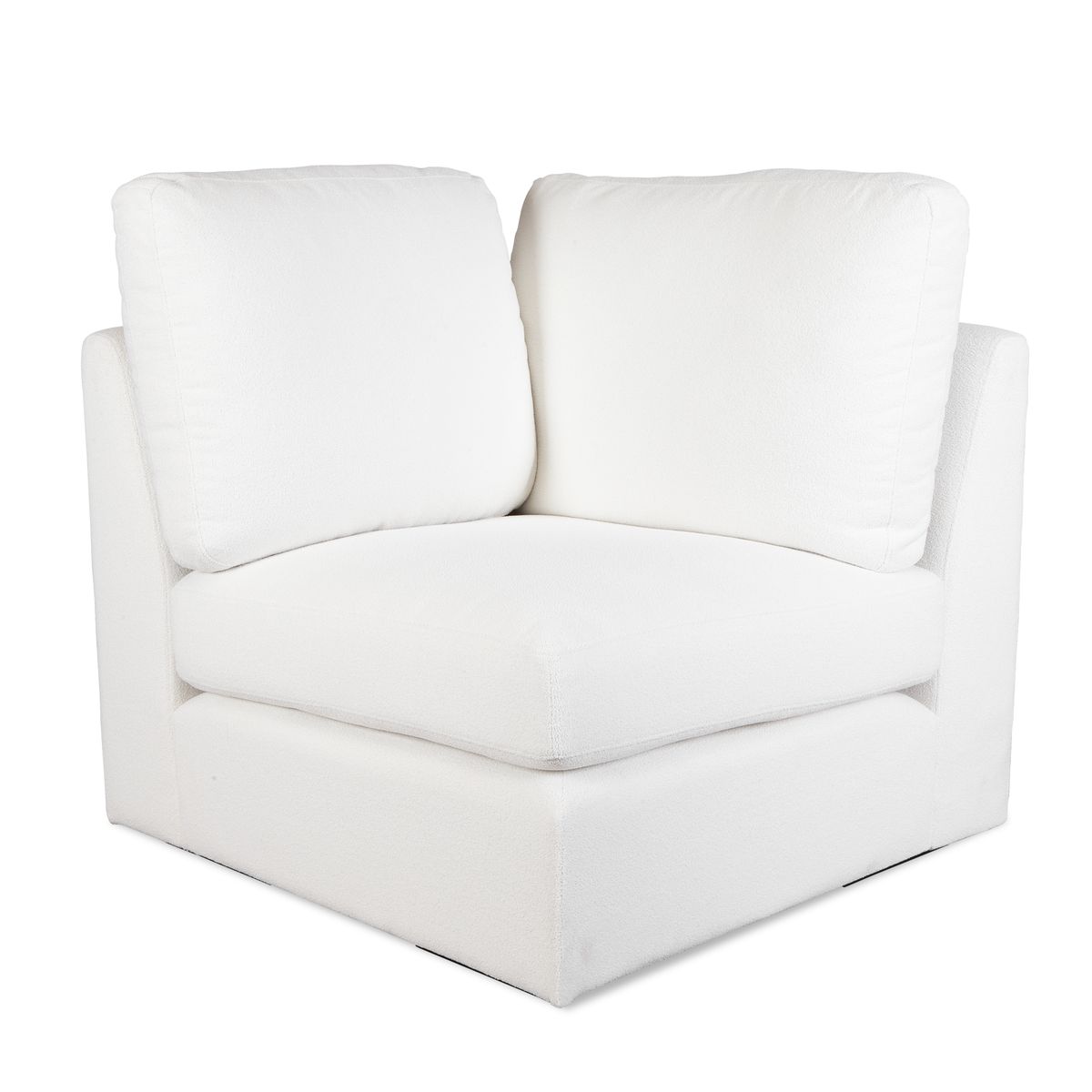 Refuge Sofa, Corner, Arctic White 23854-C - stylish seating for your home | Image 1 | InSTYLE Home & Rugs