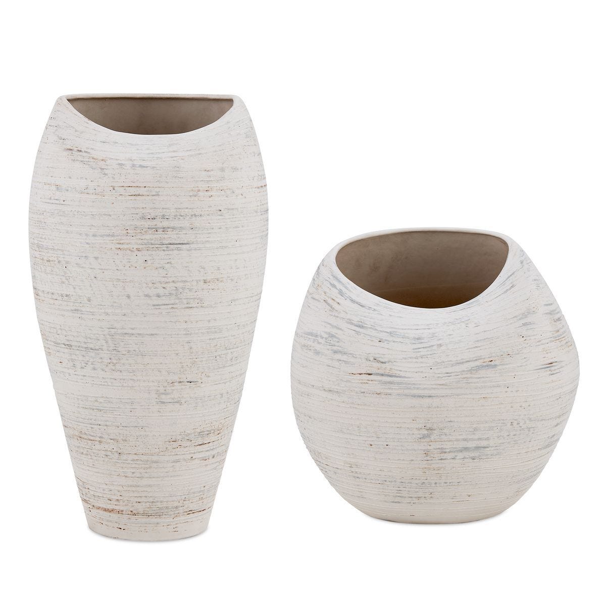 Inara Indoor-Outdoor Vases, S/2 - modern accessories for a personalized living space | Image 1 | InSTYLE Home & Rugs