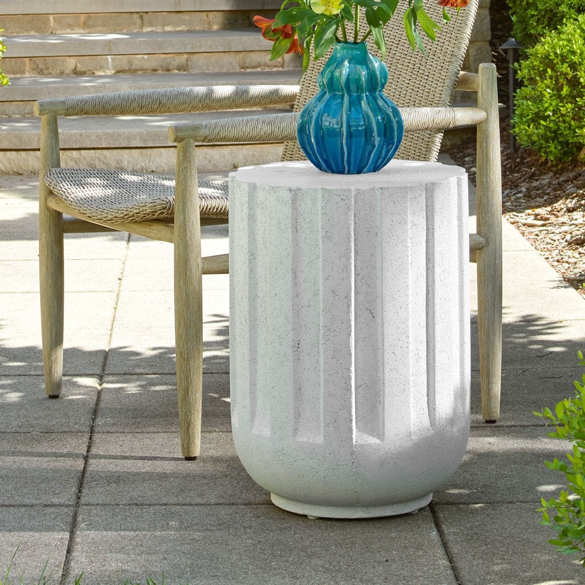 Jane Indoor-Outdoor Accent Table - functional accent table with unique design for any room | Image 2 | InSTYLE Home & Rugs