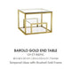 Barolo Gold End Table