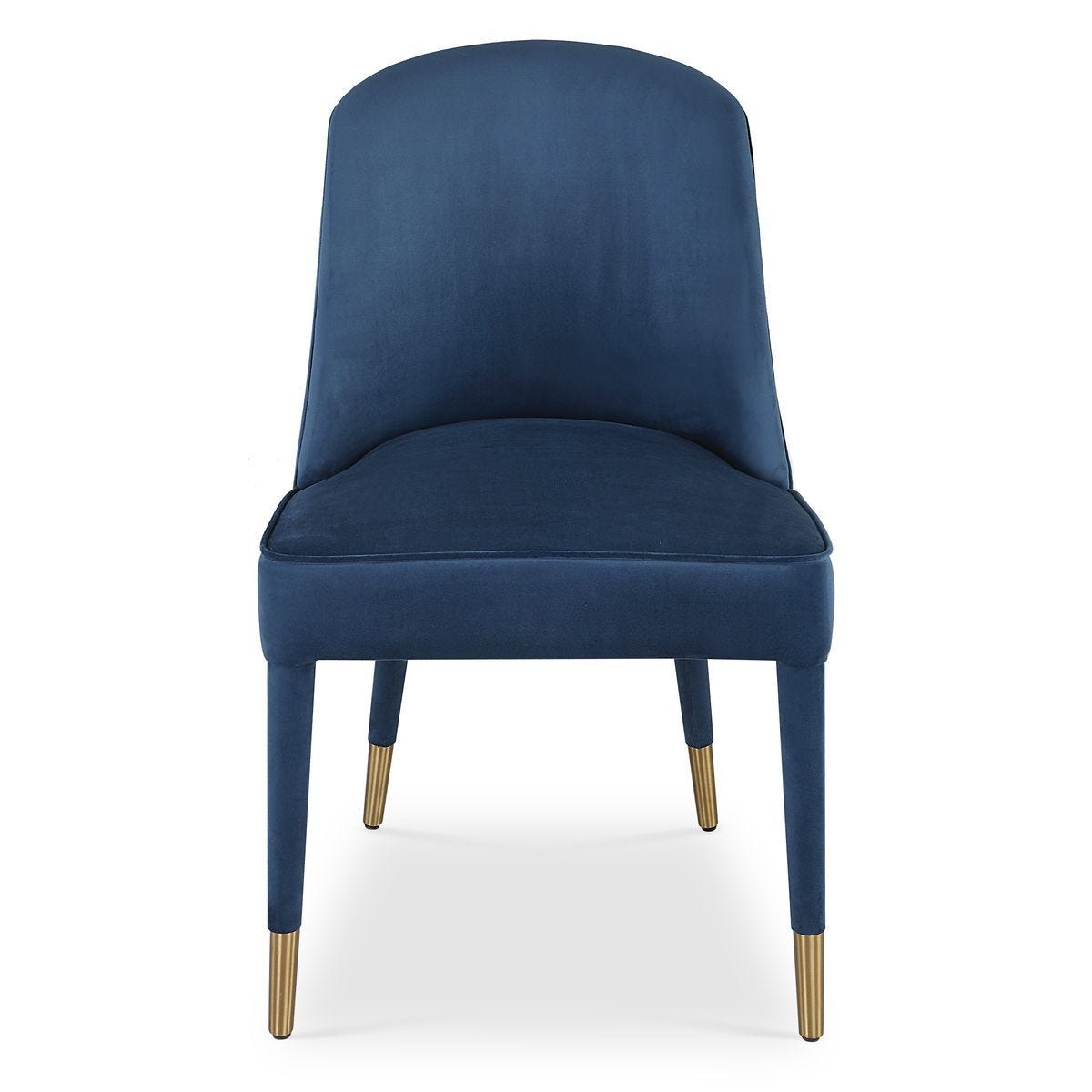 Brie Armless Chair, Sapphire, 2 Per Box, Priced Each - durable construction for long-lasting use | Image 1 | InSTYLE Home & Rugs