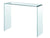 Bent Glass Console Table