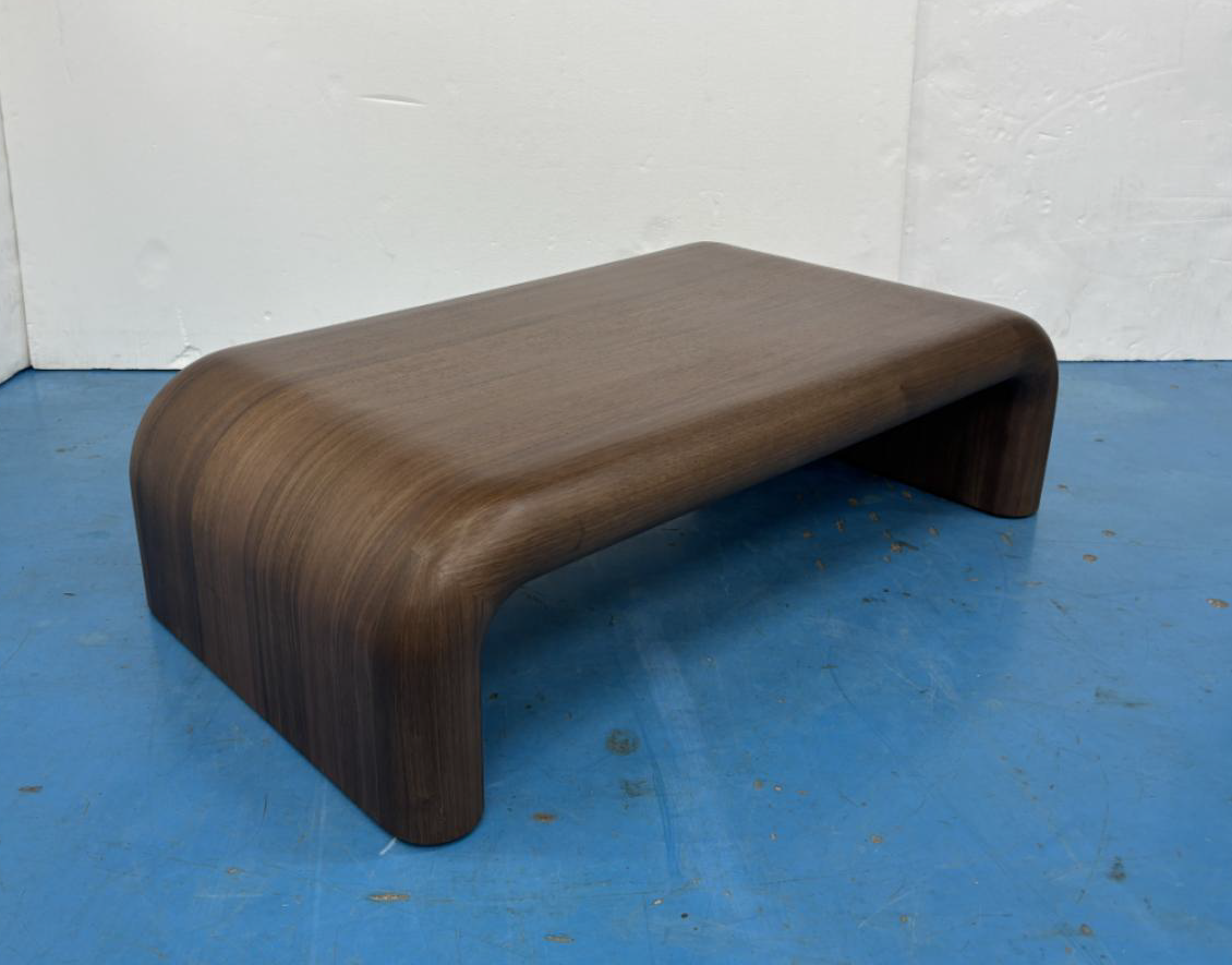 PLATO BENT WOOD Rectangular Coffee Table Walnut | InSTYLE Home & Rugs