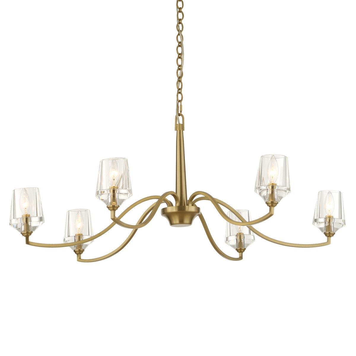 Barcelona, 6 Lt Chandelier - from table lamps to chandeliers and floor lamps | Image 1 | InSTYLE Home & Rugs