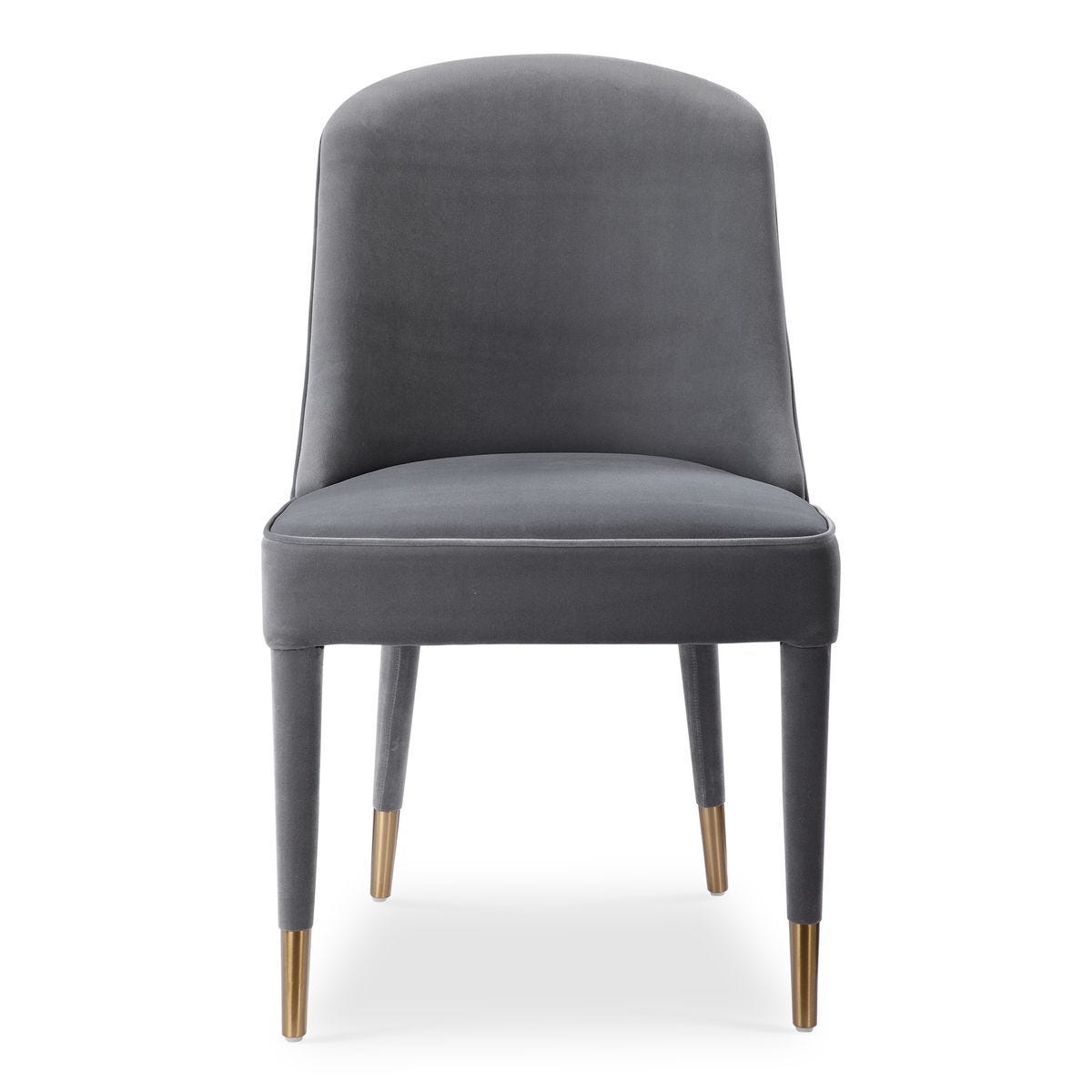 Brie Armless Chair, Gray, 2 Per Box, Priced Each - durable construction for long-lasting use | Image 1 | InSTYLE Home & Rugs