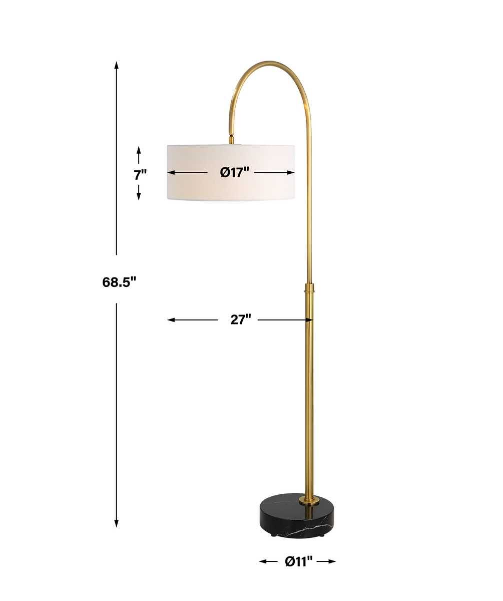 Huxford Floor Lamp - elegant lamps to enhance your room ambiance | Image 8 | InSTYLE Home & Rugs