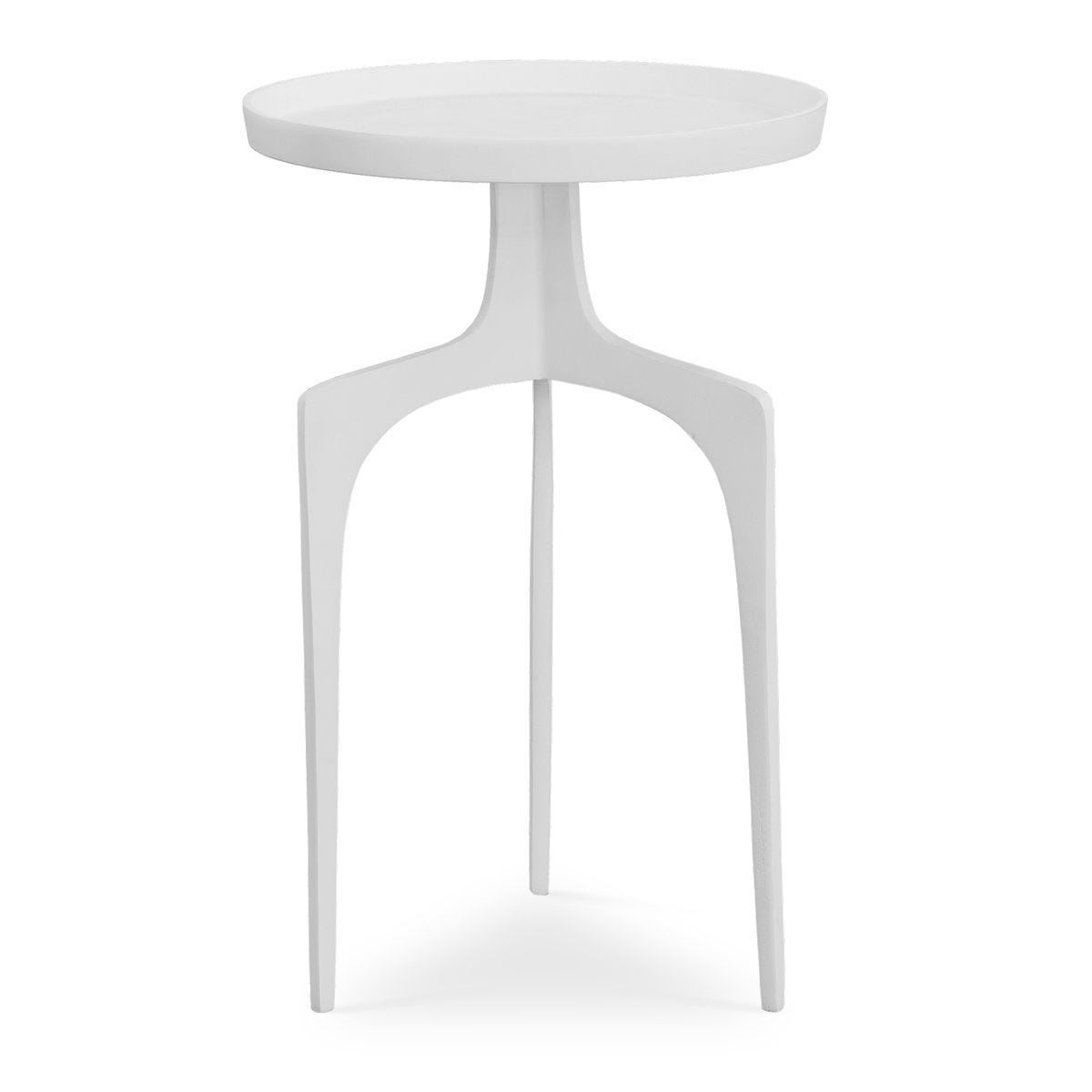 Kenna Accent Table, White - small accent table with storage for a clutter-free space | Image 1 | InSTYLE Home &amp; Rugs