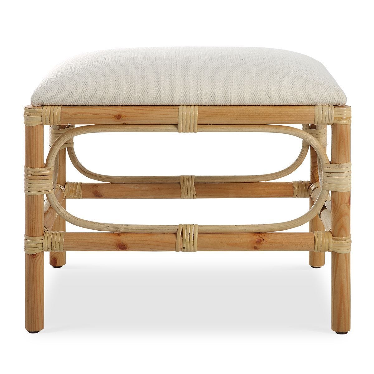 Laguna Small Bench, White - stylish bench for any space | Image 1 | InSTYLE Home & Rugs