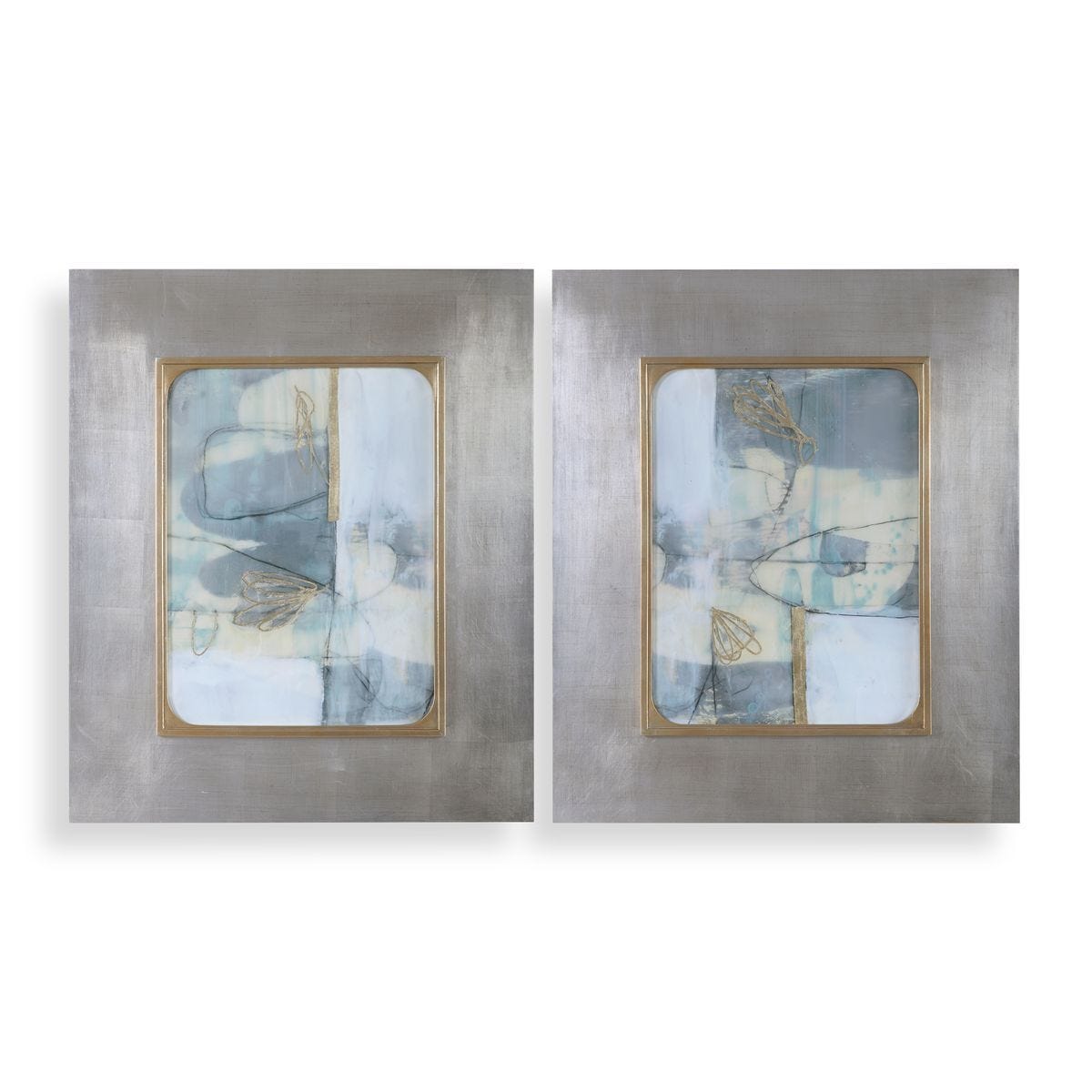 Gilded Whimsy Framed Prints, S/2 - timeless artwork that brings character to any space | Image 1 | InSTYLE Home & Rugs