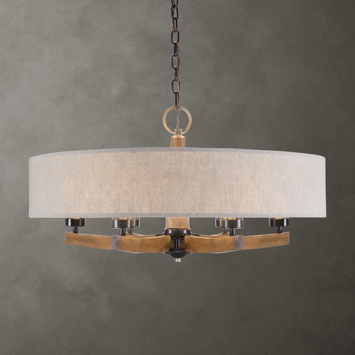 Woodall, 6 Lt Chandelier - wide variety of lighting fixtures for every room | Image 1 | InSTYLE Home & Rugs