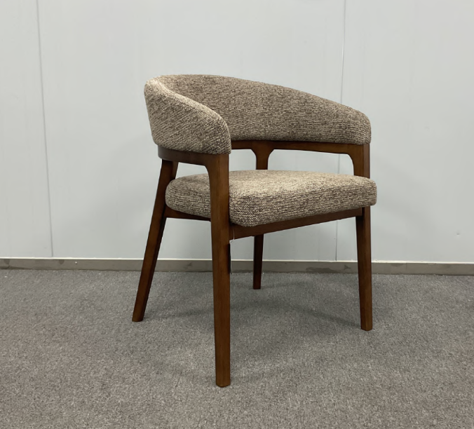 CHANLER CHAIR GY-D-2987 Chocolate fabric color - durable construction for long-lasting use | Image 2 | InSTYLE Home & Rugs