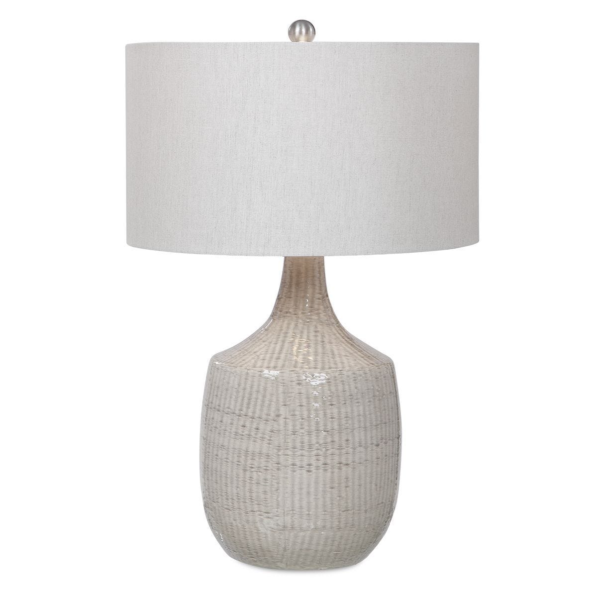 Felipe Table Lamp, Light Gray - contemporary lamps for stylish lighting solutions | Image 1 | InSTYLE Home & Rugs