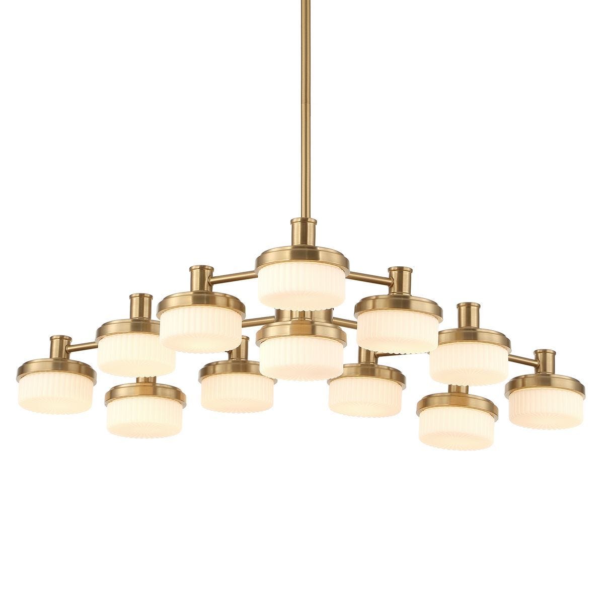 Wedge, 12 Lt LED Chandelier - from table lamps to chandeliers and floor lamps | Image 1 | InSTYLE Home & Rugs