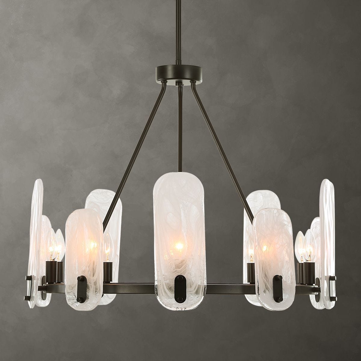 Ellipse, 10 Lt Chandelier - stylish lighting for any room | Image 1 | InSTYLE Home & Rugs