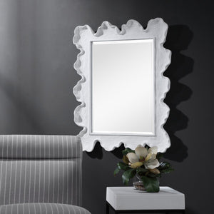 Sea Coral Mirror, White - available in various shapes, sizes, and frame styles | Image 5 | InSTYLE Home & Rugs