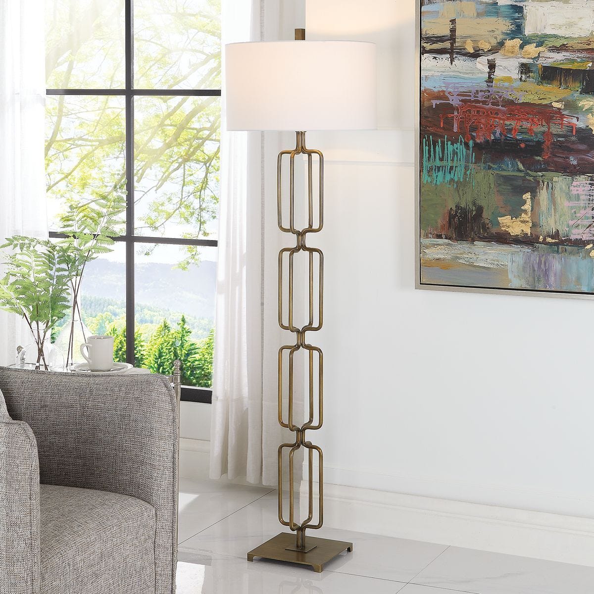 Link Floor Lamp - contemporary lamps for stylish lighting solutions | Image 8 | InSTYLE Home & Rugs