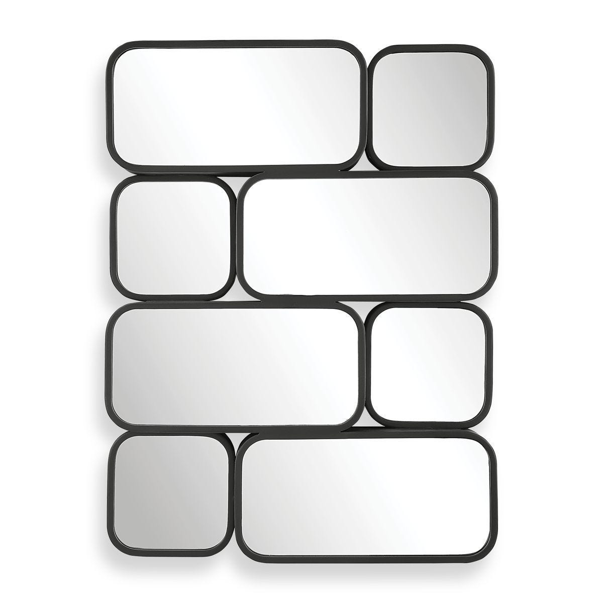 Canute Mirror, Black - available in various shapes, sizes, and frame styles | Image 1 | InSTYLE Home & Rugs