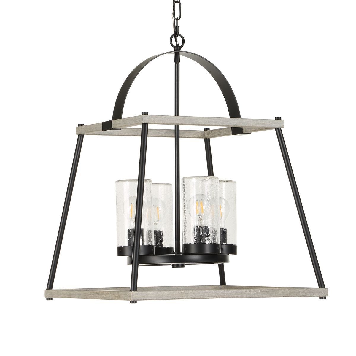 Edgecomb, 4 Lt Indoor-Outdoor Pendant - chic pendant lights for modern homes | Image 3 | InSTYLE Home & Rugs