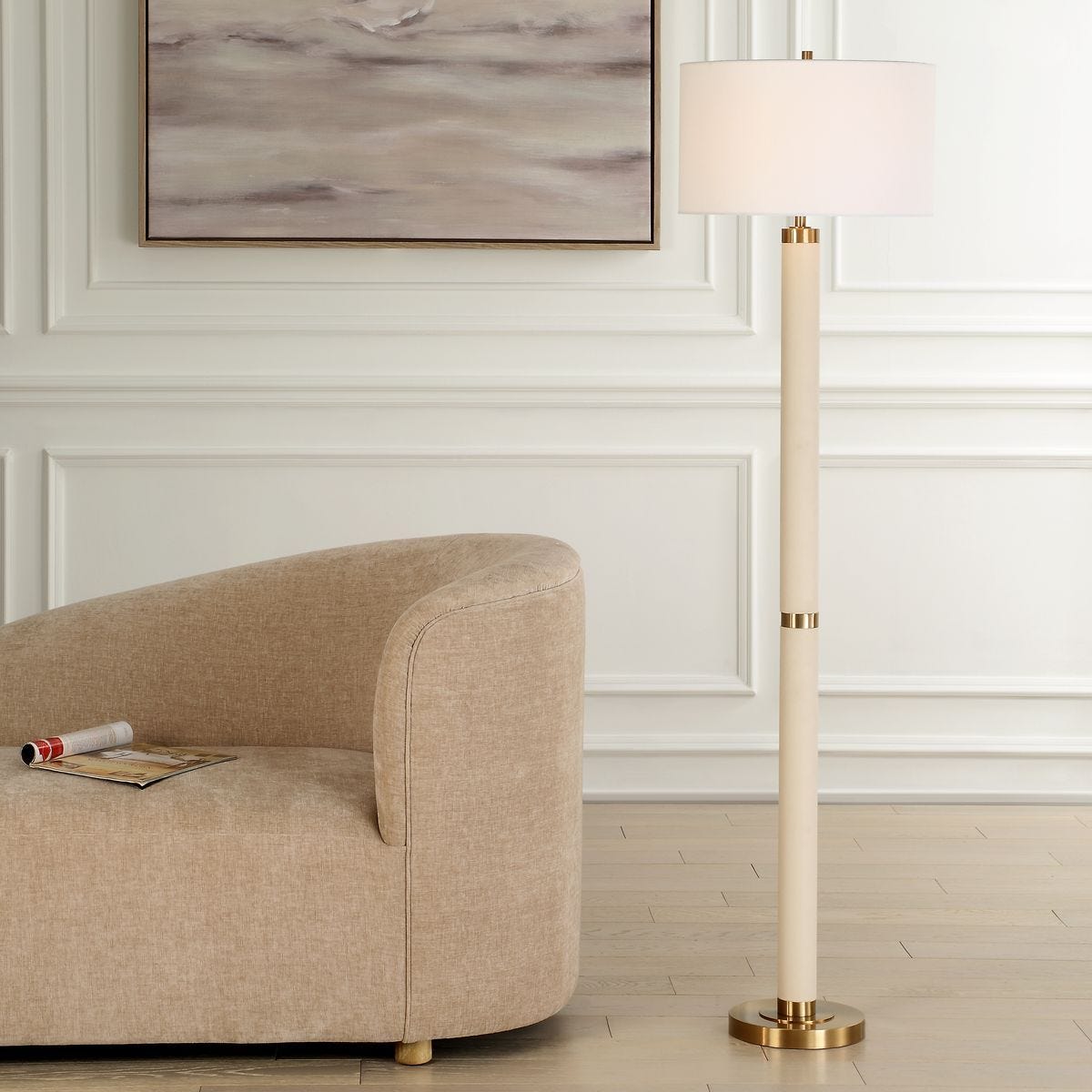 Wessex Floor Lamp - elegant lamps to enhance your room ambiance | Image 2 | InSTYLE Home & Rugs
