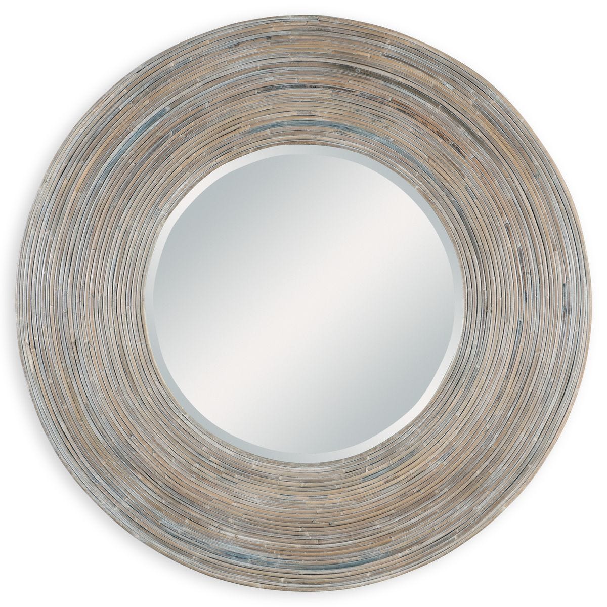 Vortex Round Mirror - perfect for enhancing light and creating a sense of space | Image 1 | InSTYLE Home & Rugs