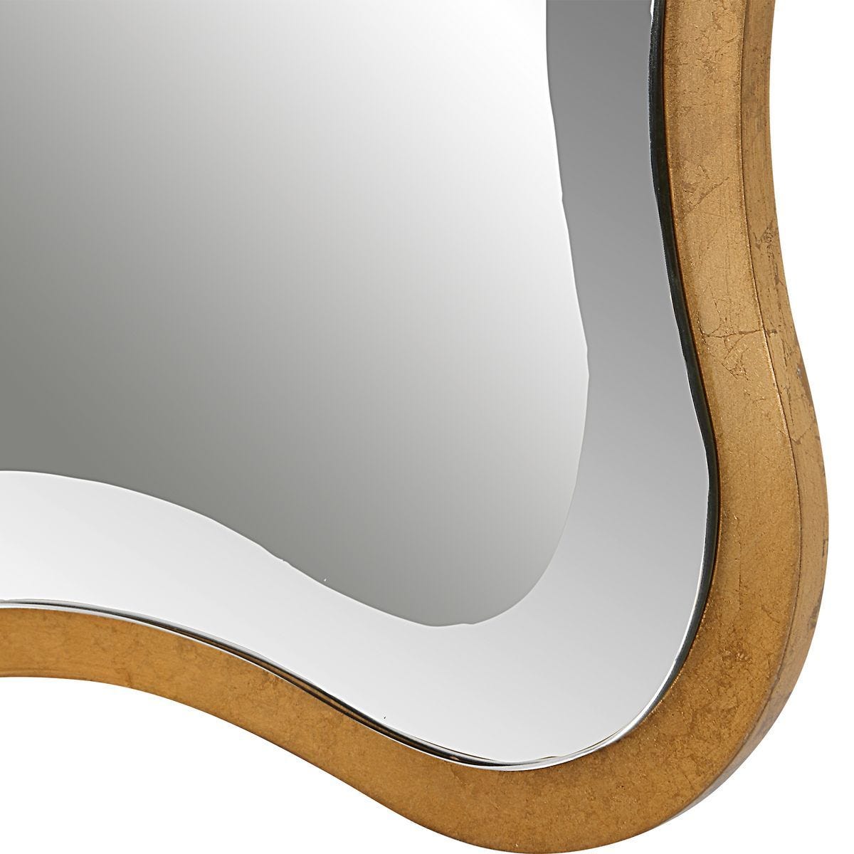 Aneta Mirror, Gold - perfect for enhancing light and creating a sense of space | Image 4 | InSTYLE Home & Rugs