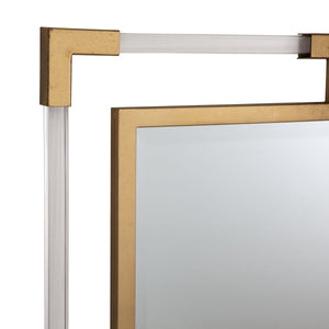 Balkan Mirror, Gold - perfect for enhancing light and creating a sense of space | Image 5 | InSTYLE Home & Rugs