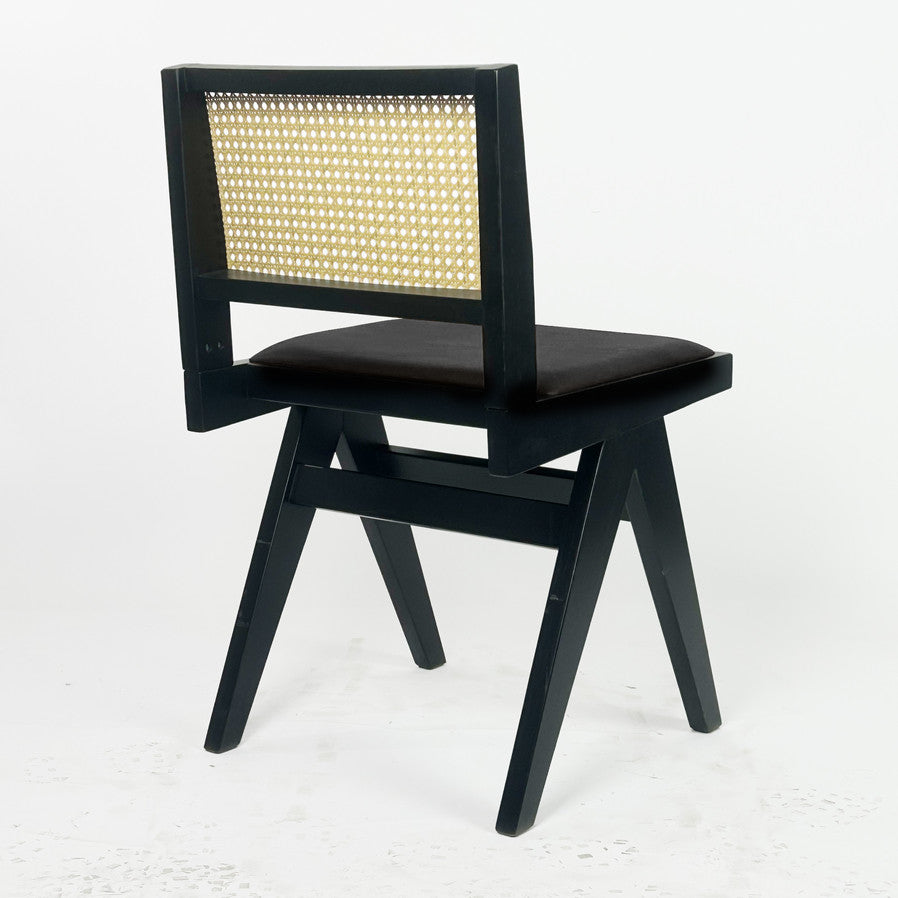 Terra Chair with Upholstered Seat - 16-N0308U-NT1045 | InSTYLE Home & Rugs