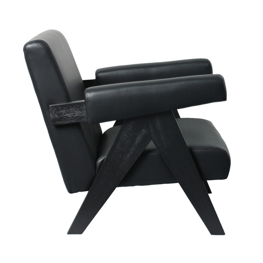 Pierre Arm Lounge Vegan Leather - comfortable seating for relaxation | Image 8 | InSTYLE Home & Rugs