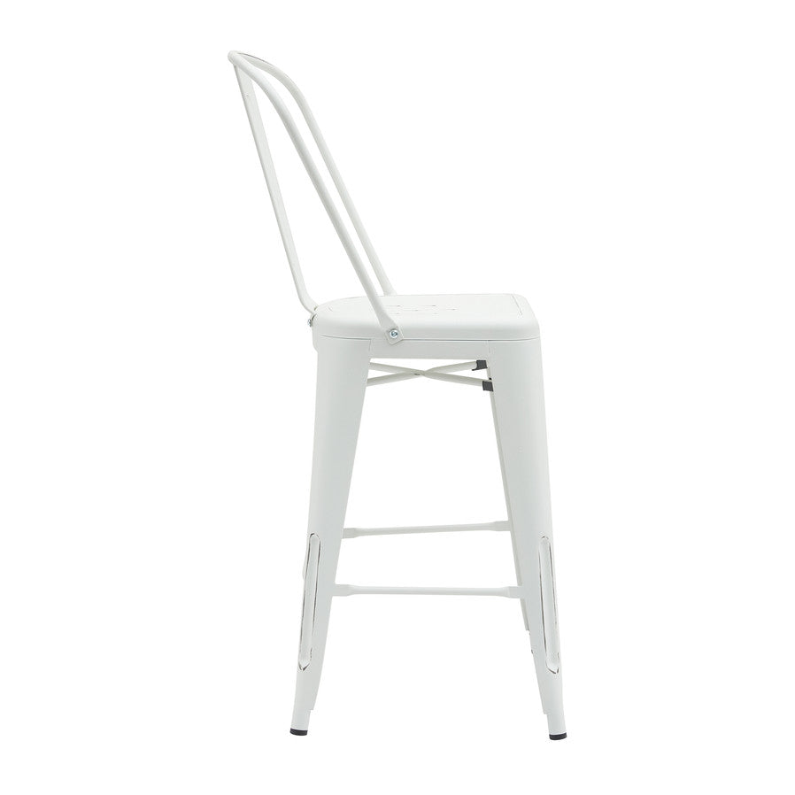 Rochelle Stool with Back | Image 1 | InSTYLE Home & Rugs