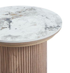 Roman Side Table with Ceramic Top - versatile tables for living rooms and entryways | Image 3 | InSTYLE Home & Rugs