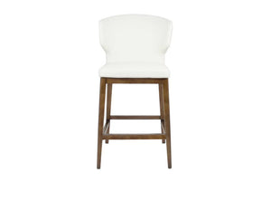 Cabo Stool With Solid Wood Base - 16-N1078B-NT | InSTYLE Home & Rugs